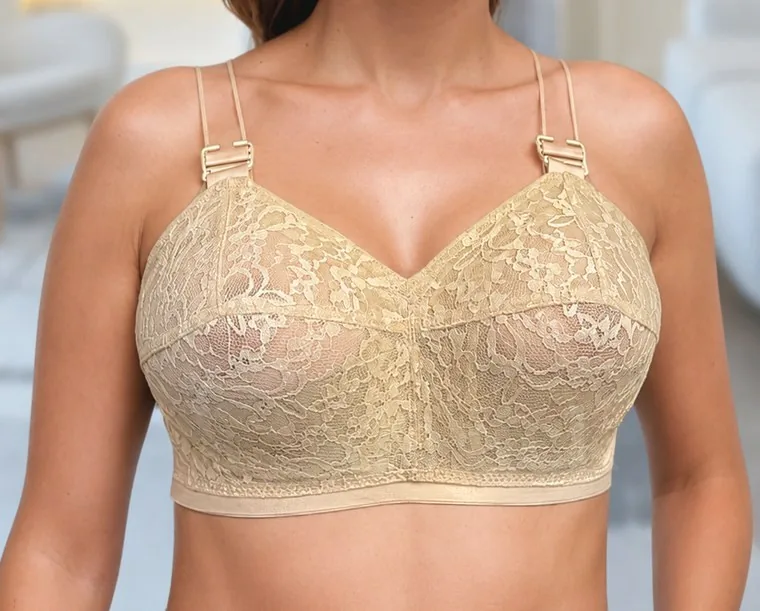 Bra Frederick de encaje color piel